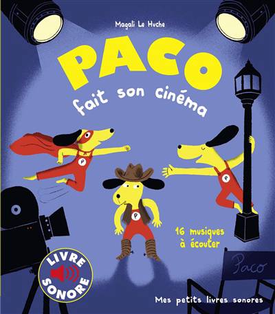 livre sonore paco fait son cinéma FRA