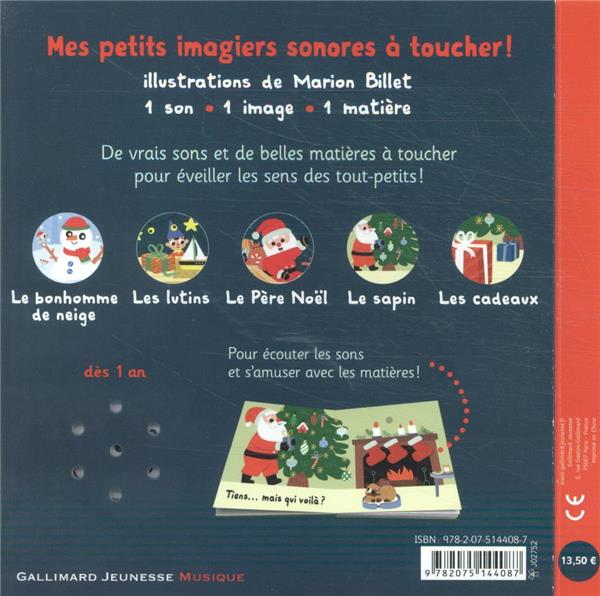 livre petits imagiers sonores oh oh oh ! c'est Noël FRA