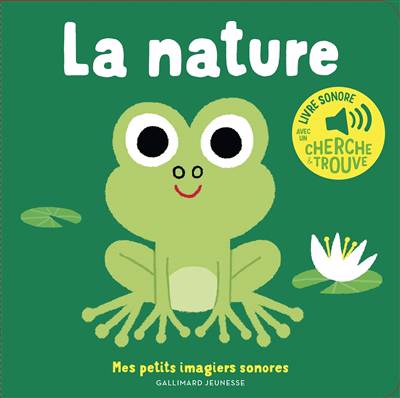 livre petits imagiers sonores la nature FRA