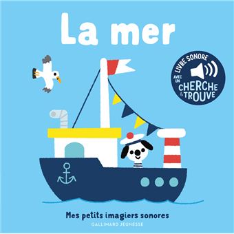 livre petits imagiers sonores cherche et trouve - la mer FRA