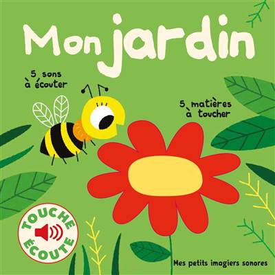 livre sonore mon jardin FRA