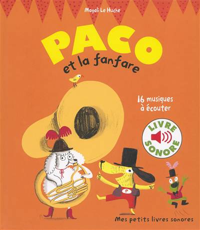 livre sonore paco et la fanfare FRA