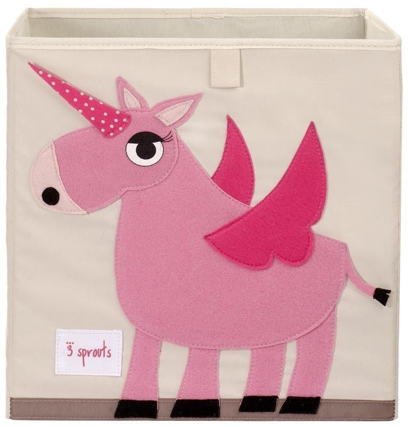 coffre à jouets licorne - boîte à jouets licorne