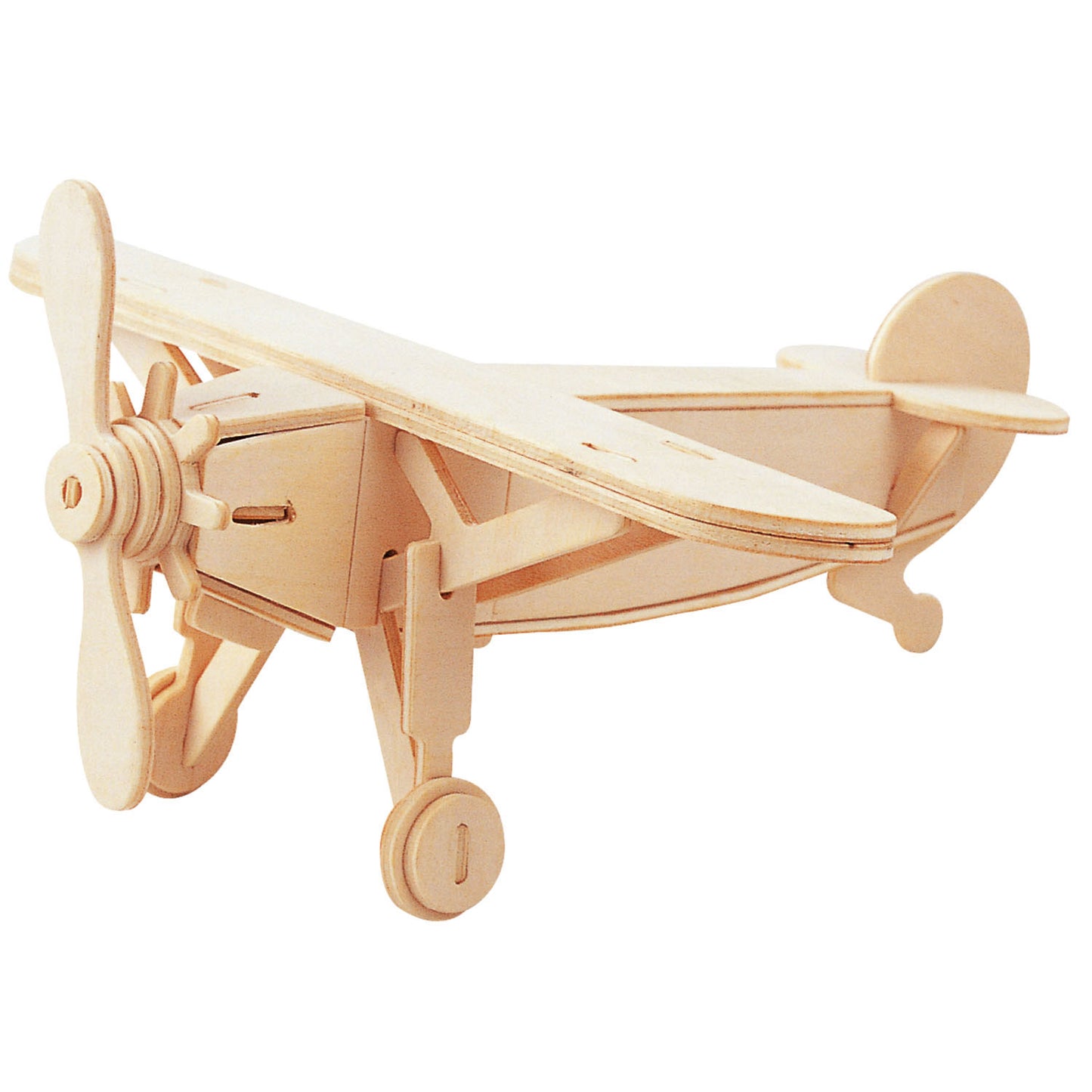 houten 3D puzzel vliegtuig - 3D gepetto's aeroplane - puzzle en bois 3D avion