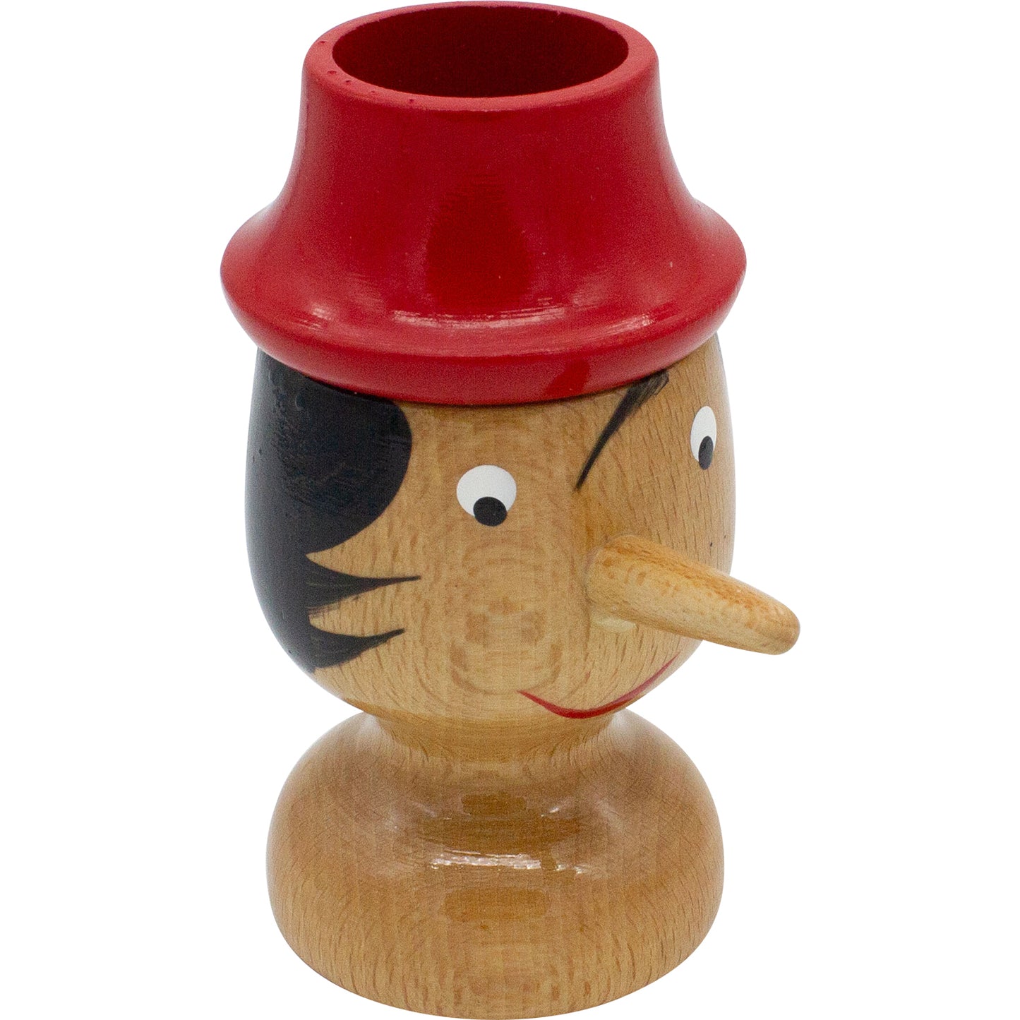 pinokkio potlood houder hout - porte-crayons pinocchio en bois