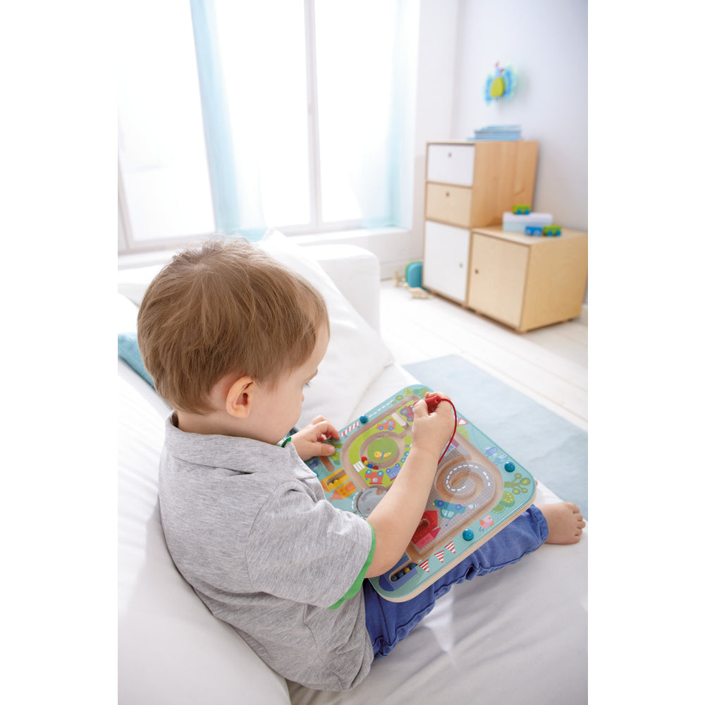 magneetspel stadslabyrinth - jeu magnétique ville labyrinthe