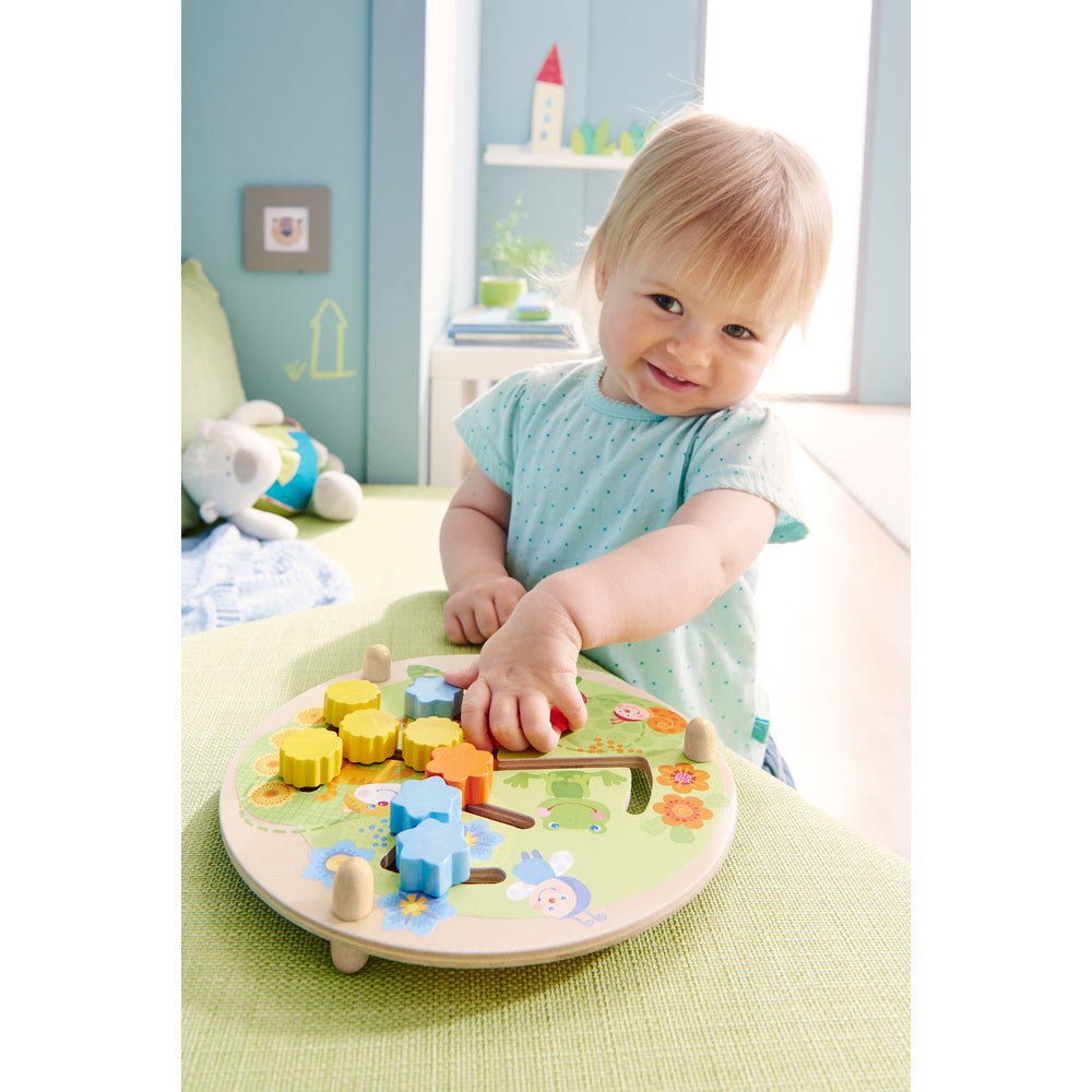 motoriekbord bloemen - plateau de motricité fleurs