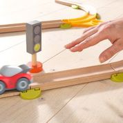 sportwagen rood - HABA kullerbü