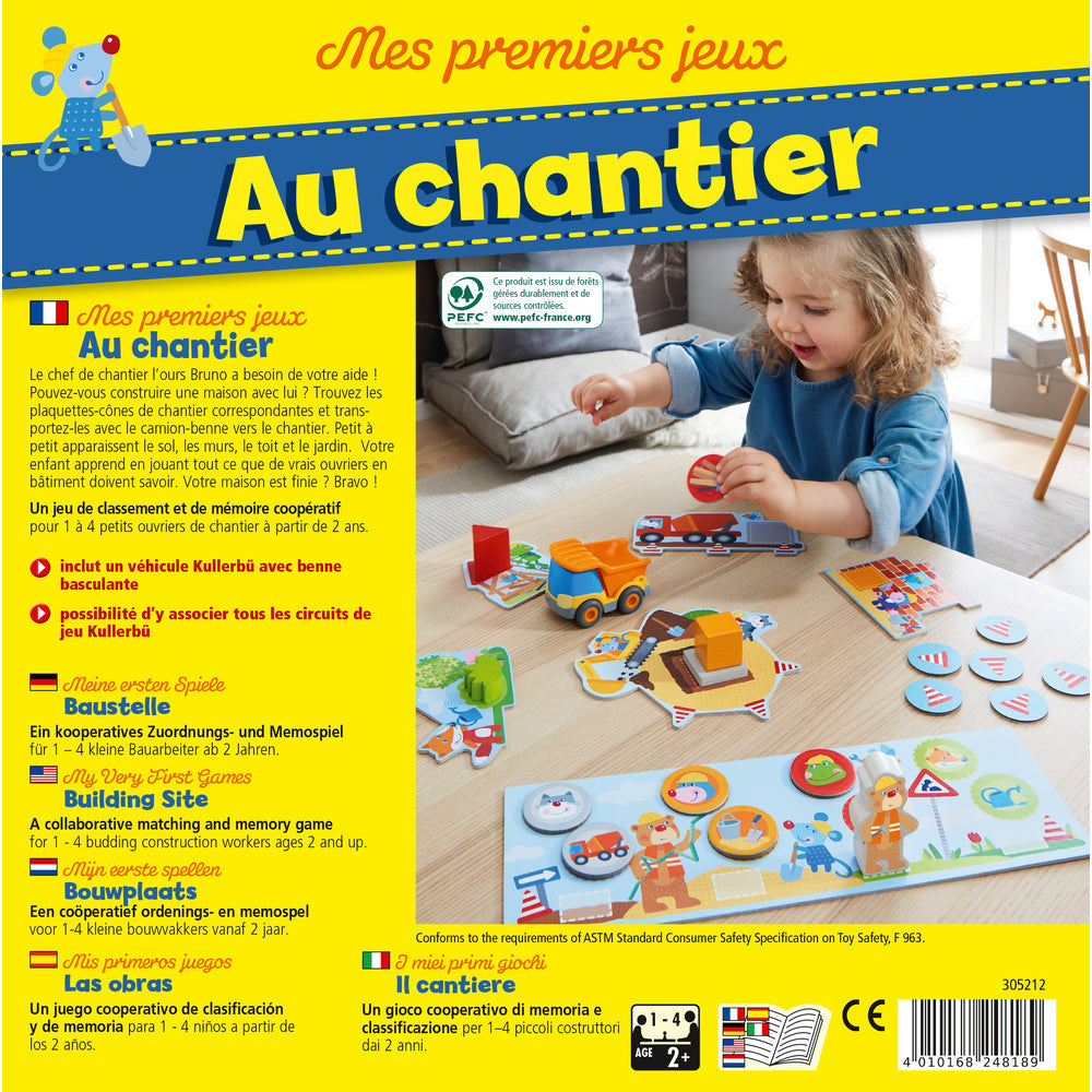 au chantier - mes premiers jeux FRA