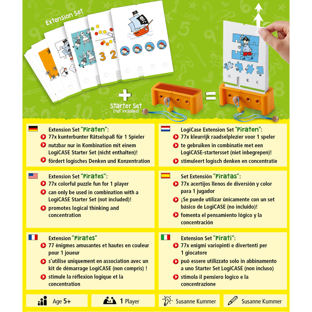 logicase uitbreidingsset Piraten 5j- logicase set d'extention pirates NED FRA DEU ENG