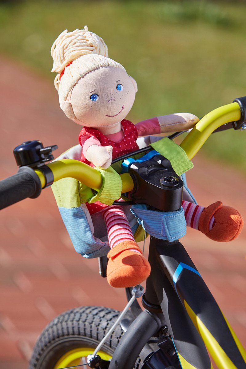 poppen fietsstoeltje zomerweide - siège-vélo pour poupée champ d'été