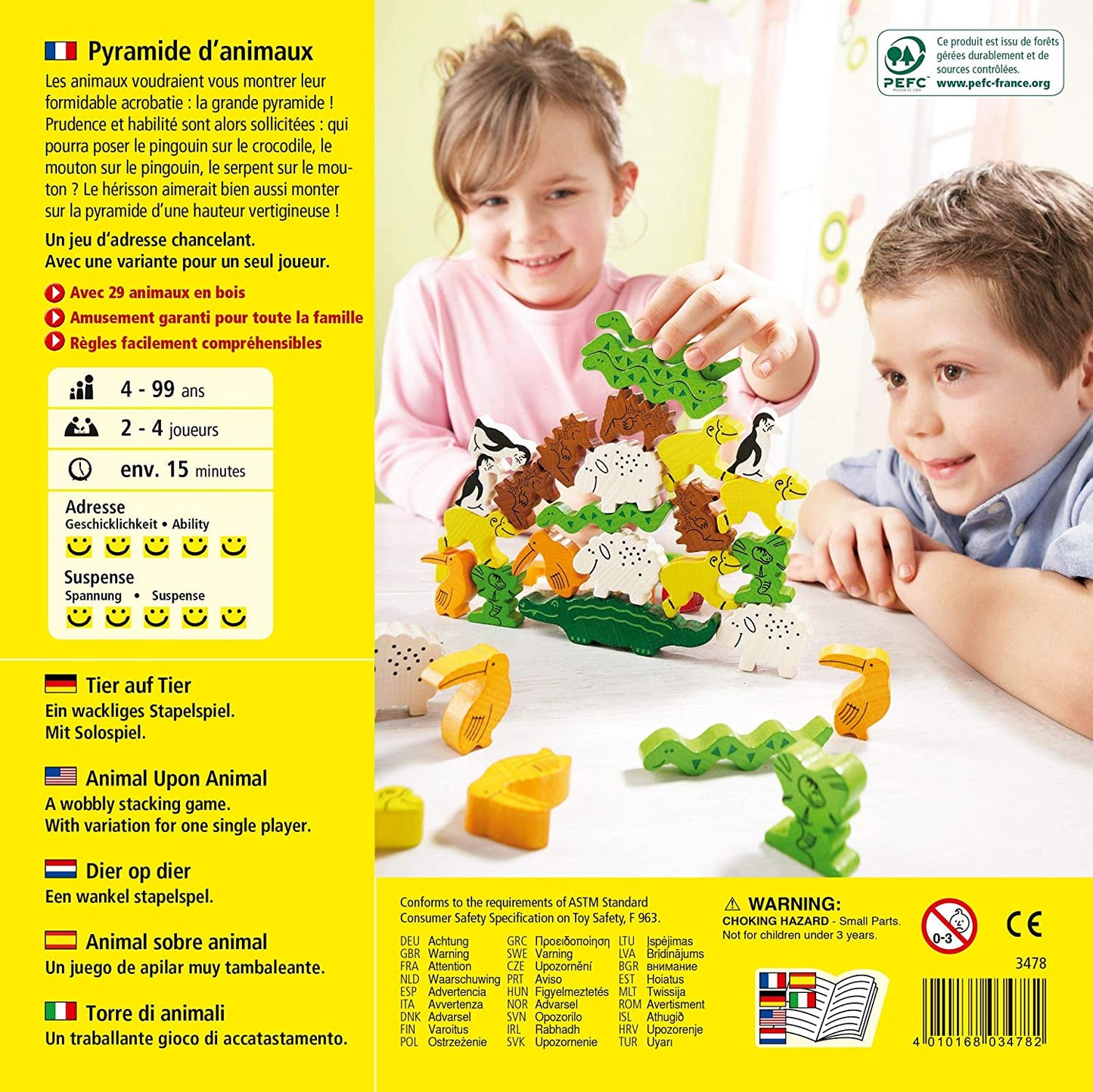 pyramide d'animaux - FRA