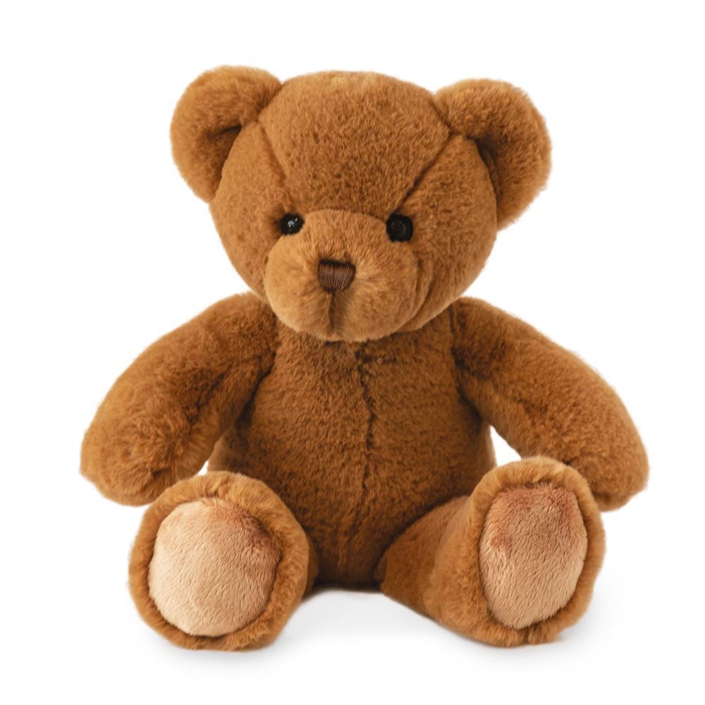 knuffel beer bruin titours - 34 cm - peluche ours marron titours