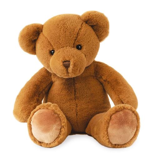 knuffel beer bruin titours - 50 cm - peluche ours marron titours