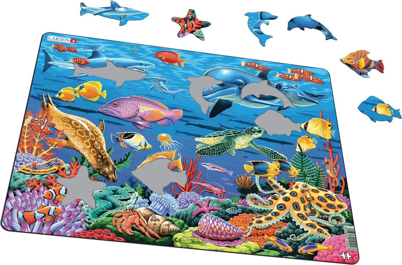 maxi puzzel zeeleven op het koraalrif 35 st
