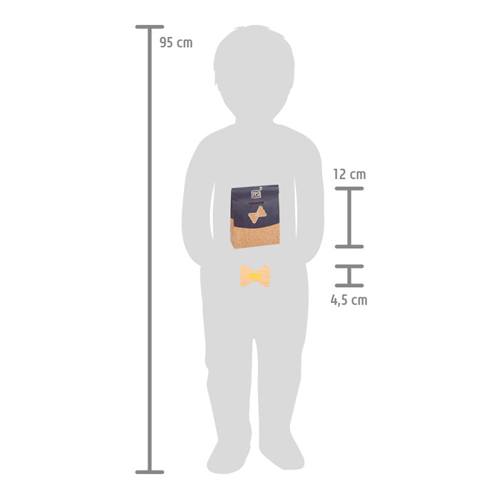 farfalle-pasta in hout