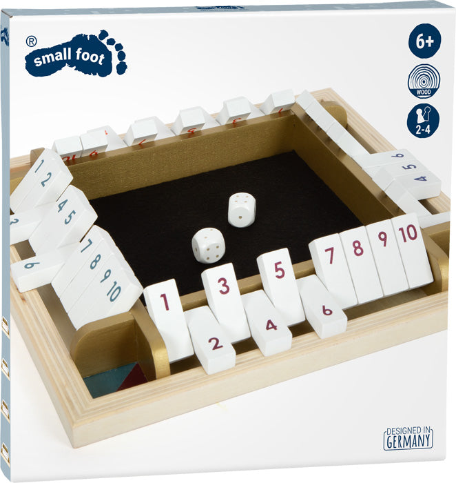 shut the box met cijfers 4 spelers - gold edition - fermez la boîte avec les chiffres 4 joueurs