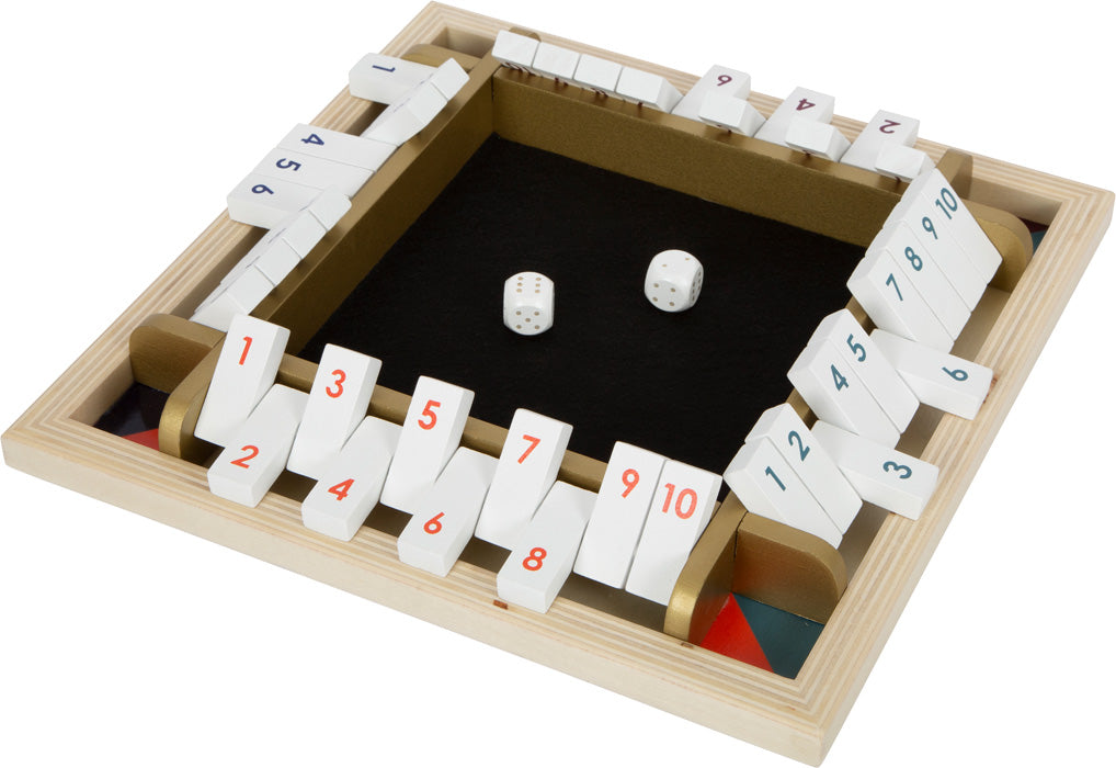 shut the box met cijfers 4 spelers - gold edition - fermez la boîte avec les chiffres 4 joueurs