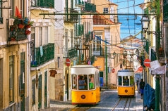 Puzzel Lisbon tram, Portugal 1000pc