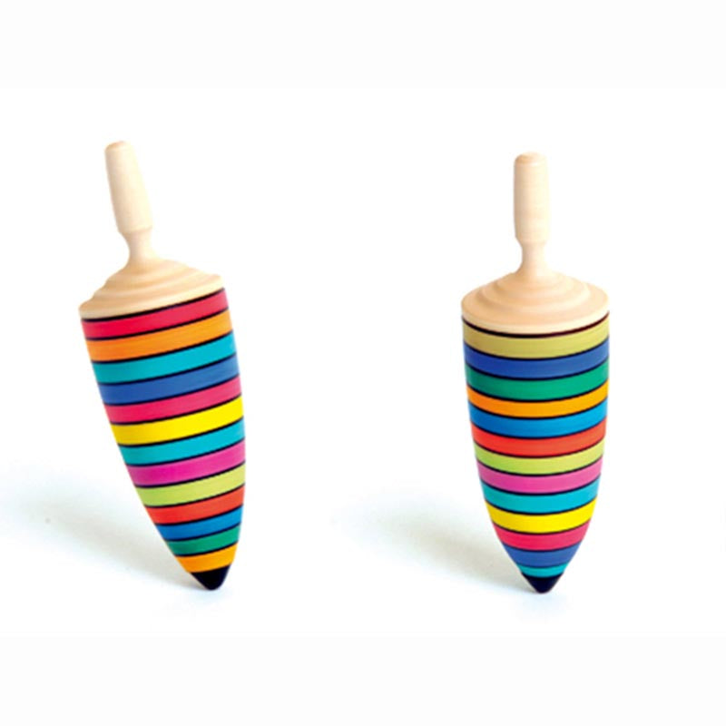 tol bliksemmeerkleurig 28mm - toupie éclair multicolor 28mm