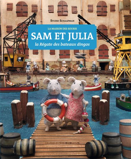 livre la maison des souris Sam et Julia, la régate des bateaux dingos FRA