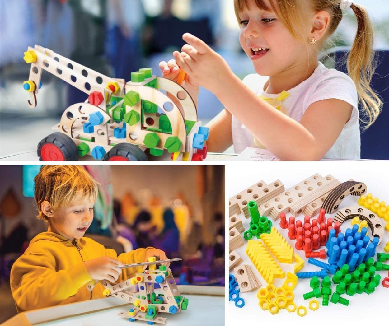 constructor junior montage set 3x1 sportscar 107 pcs