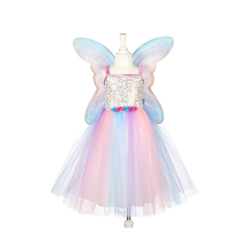 verkleedset elfen jurkje met vleugels felicity - robe de fée avec ailes felicity