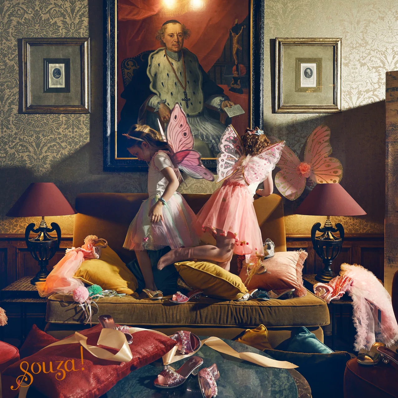 verkleedset rokje met vleugels carlina - ensemble de jupe avec ailes carlina