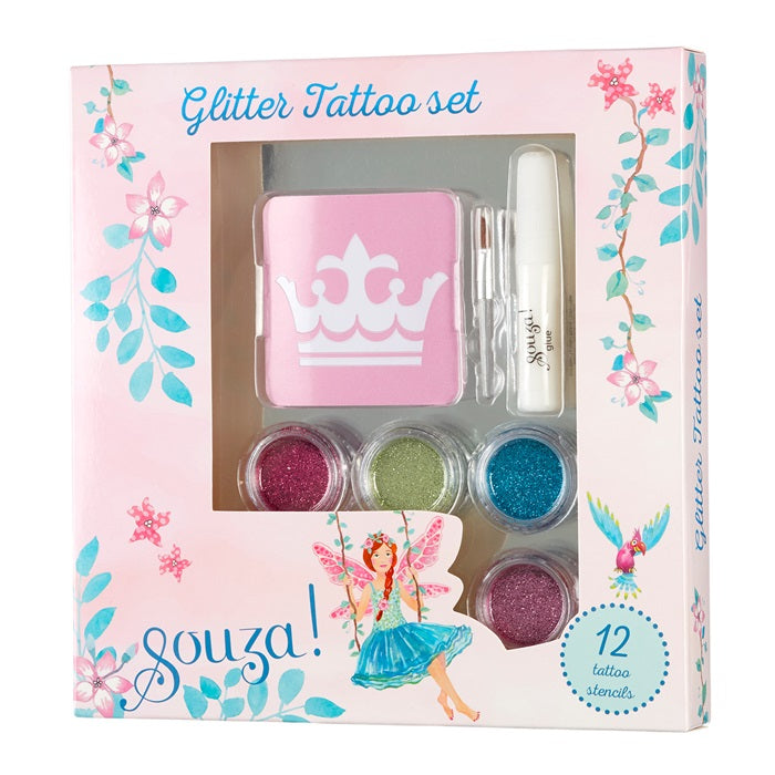 glitter tattoo set