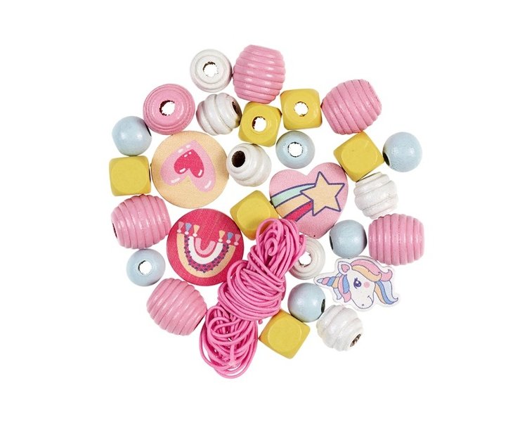 perle en bois sertie dans un pot