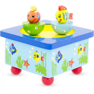 Muziekdoos vissen - boîte à musique poissons