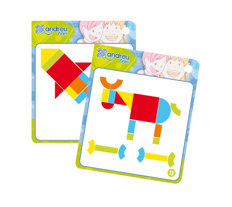 magneet bord met 42 vormen - magnets dans un coffret avec 42 formes