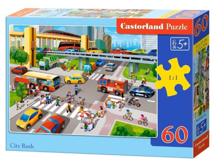 puzzel city rush 60pc