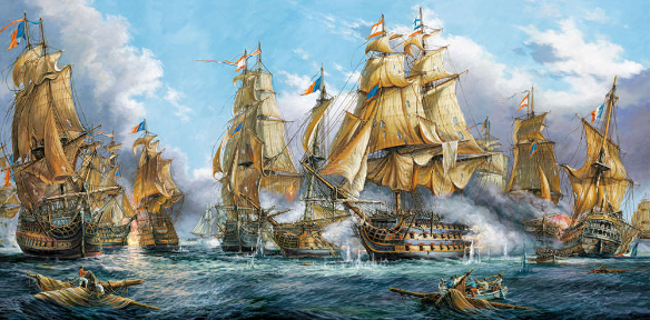 puzzel naval battle 4000pc