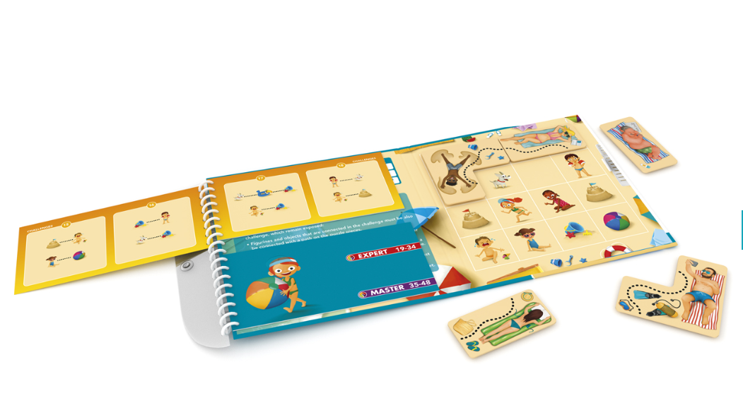 jeux intelligents puzzle plage