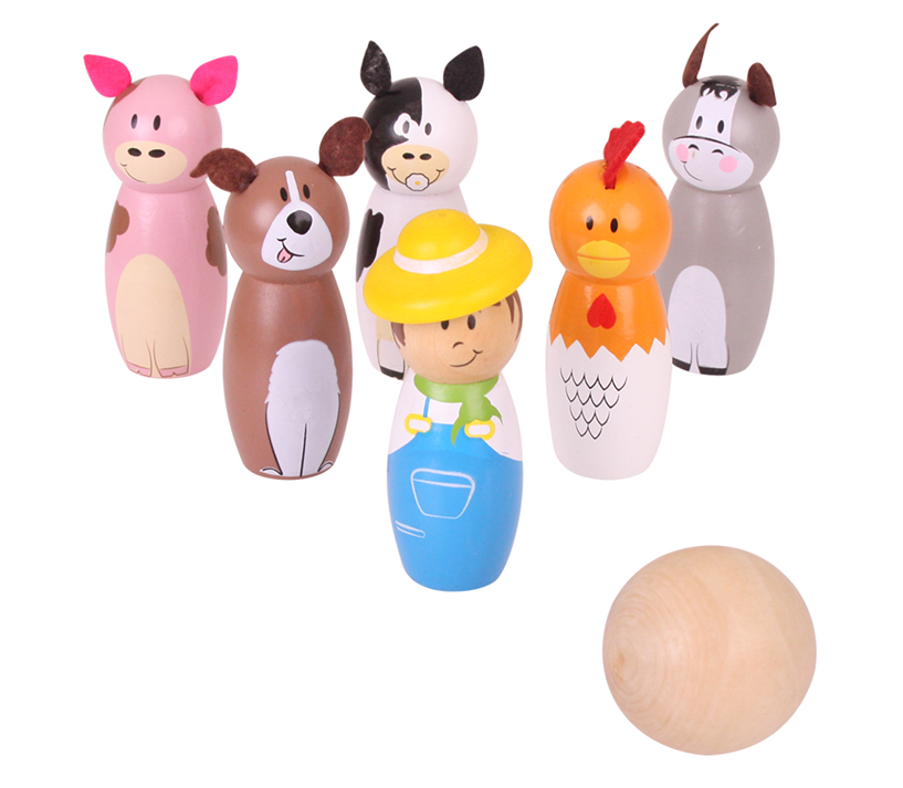 Kegelspel "boerderij"