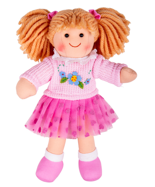 Pop in stof Jasmin S, poupée en tissu Jasmin S