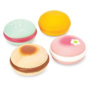 houten macarons en bois 4pc