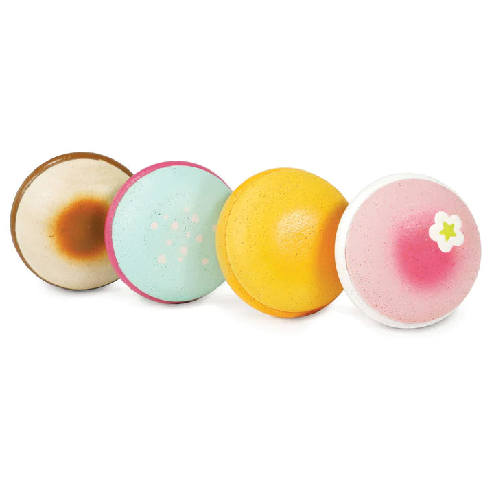 houten macarons 4pc