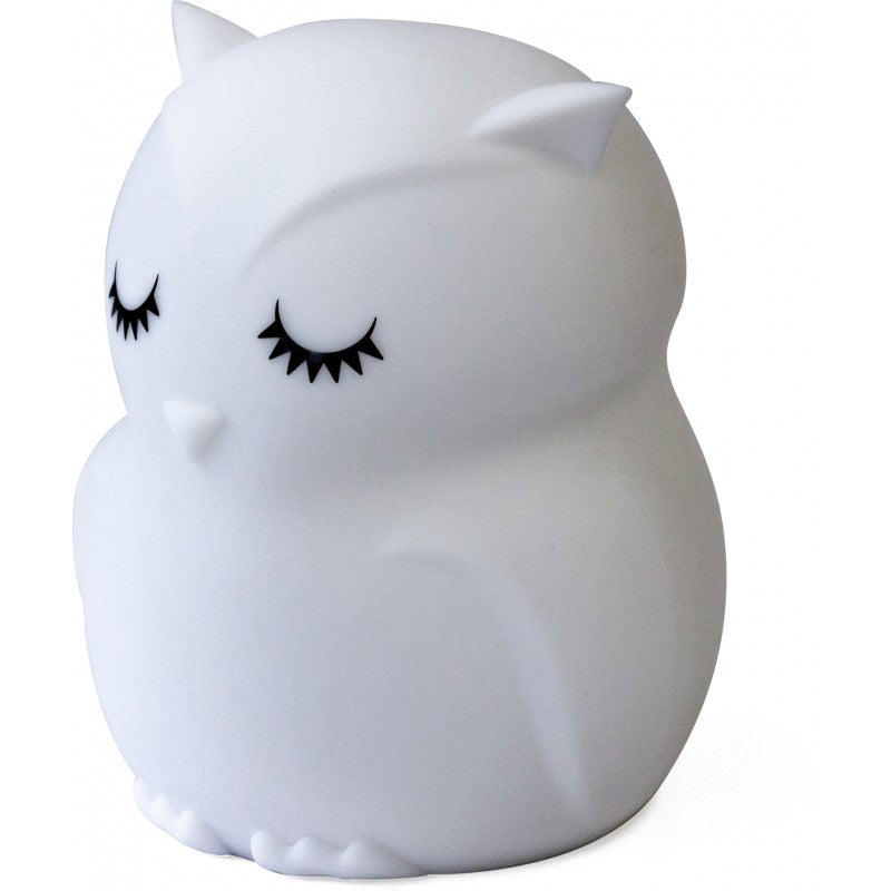 Nachtlampje Uil oogjes dicht - Veilleuse hibou yeux fermés