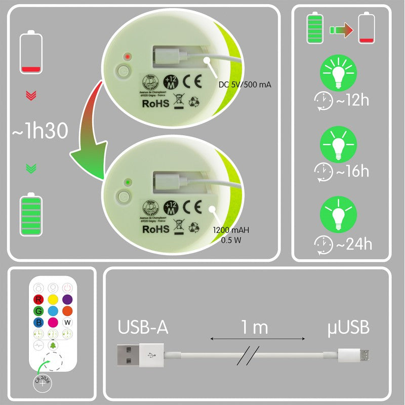 Nachtlampje muis - Veilleuse souris
