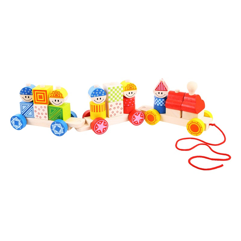 train pour tirer et empiler