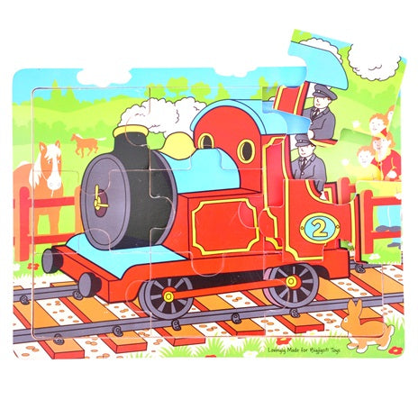 puzzel Trein 9 stuks - puzzle train 9 pièces