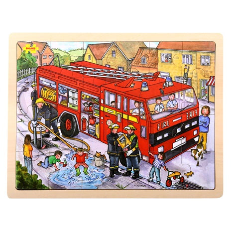 puzzel Brandweerwagen 24 stuks puzzle camion pompiers 24 pièces