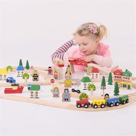 treinset : Town and country train set, set de train