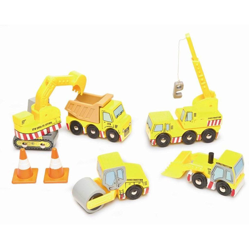 auto set bouwvakkers construction set