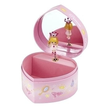 Boîte à bijoux princesse coeur