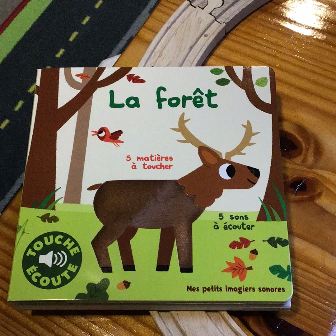 livre sonore la forêt FRA