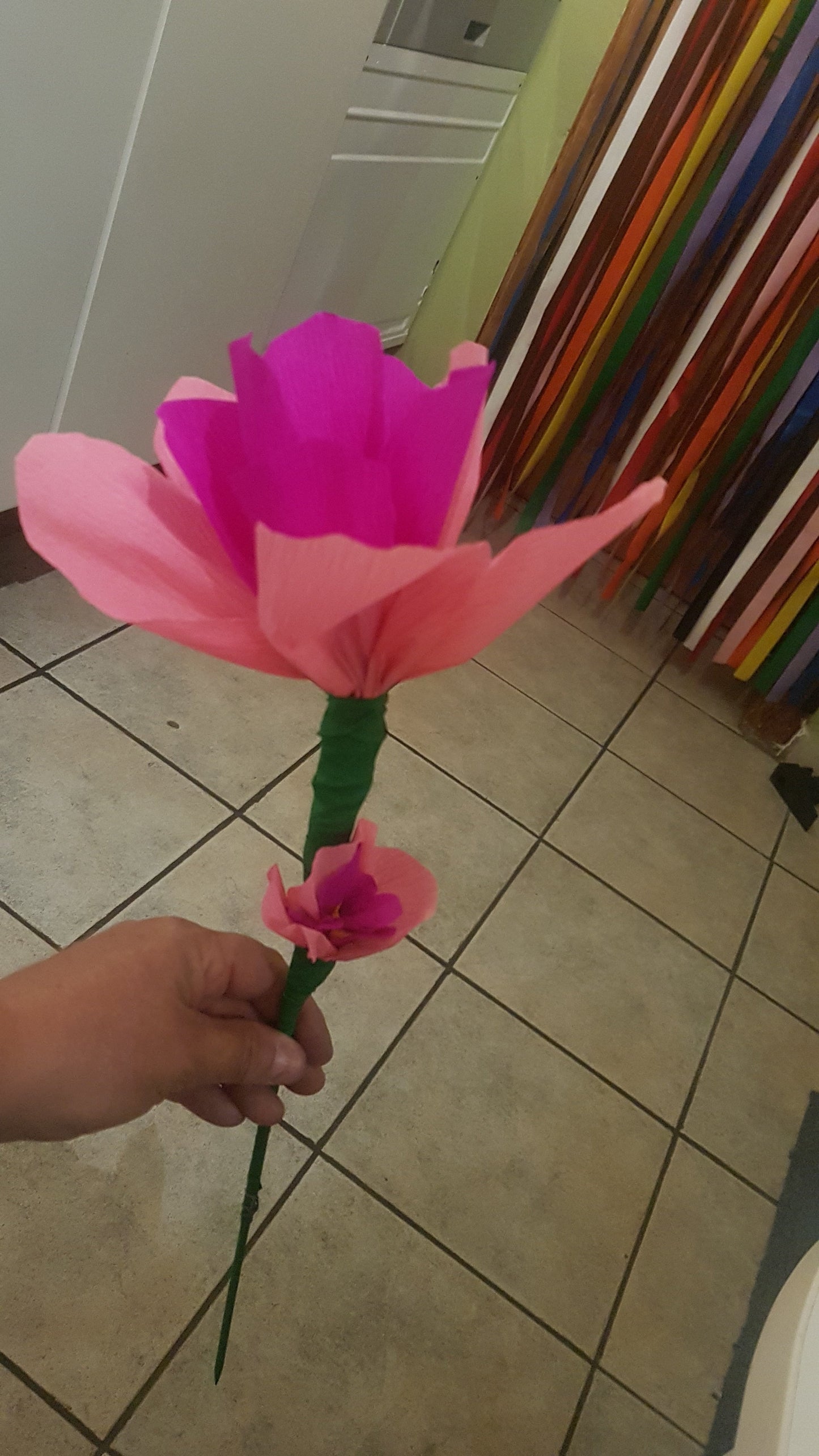 Crèpepapier CANSON voor strandbloemen