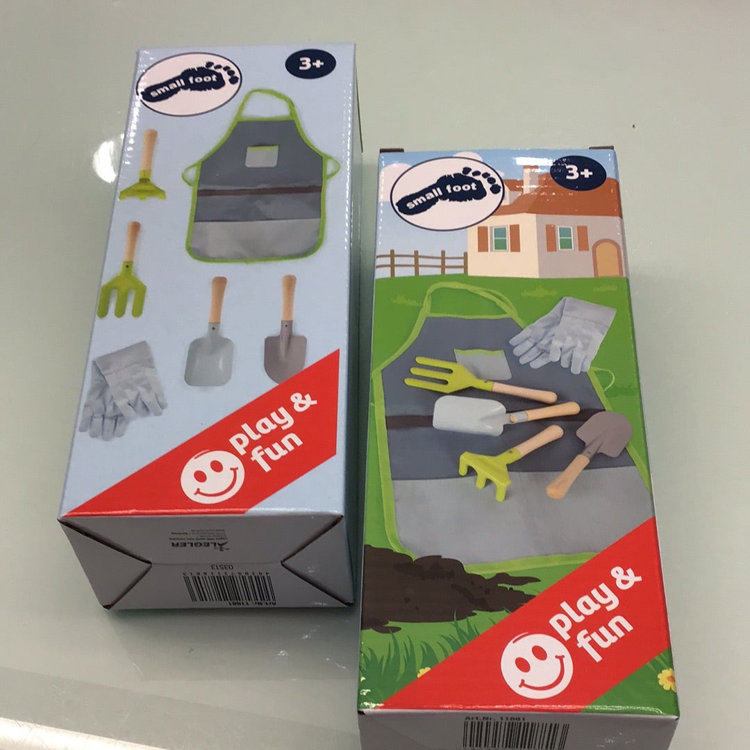 tuinschortje met accessoires - tablier avec outils de jardin